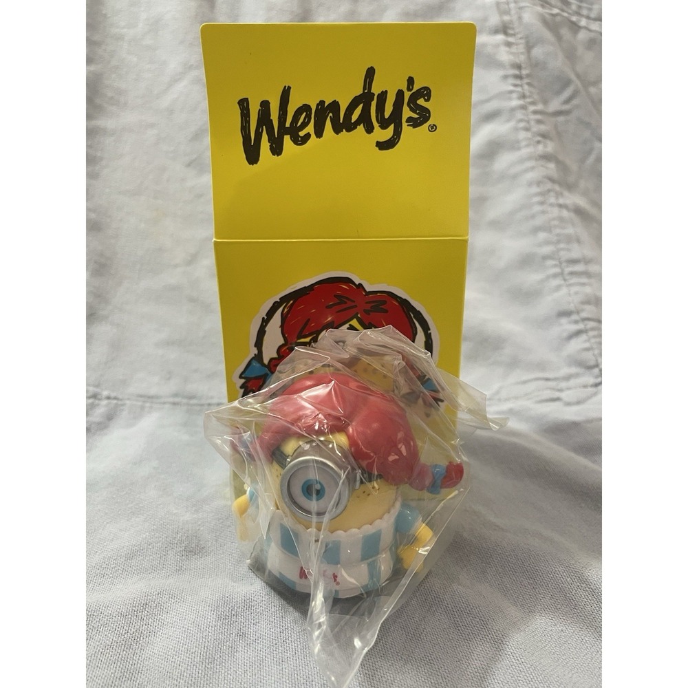 NEW Limited Edition Wendy's x Minions & Monsters Meal Toy Minion Figure - Wendy